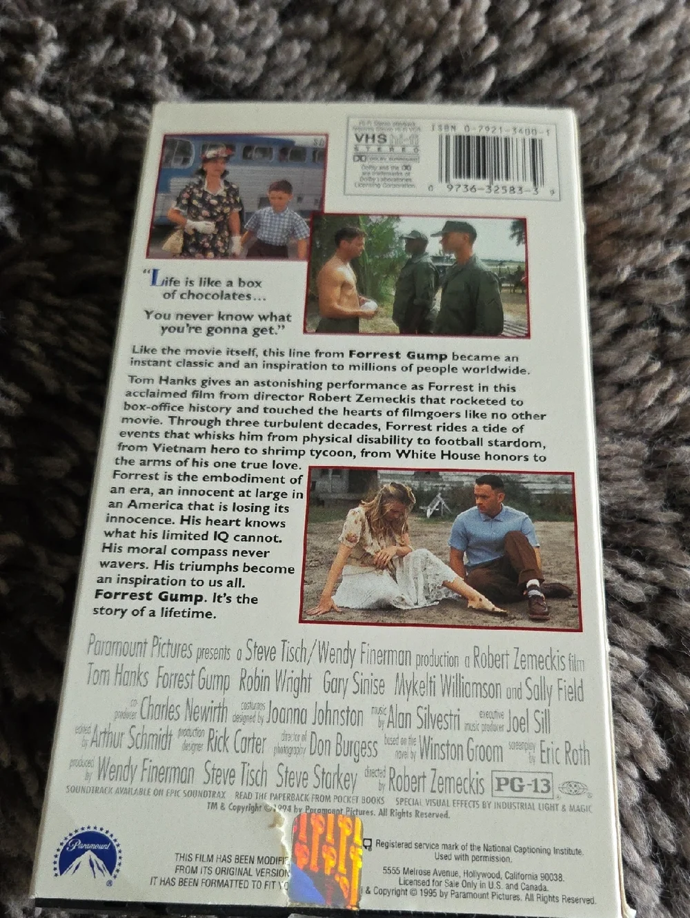 Forrest Gump VHS – Tom Hanks – Classic Movie